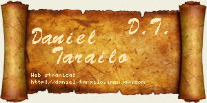 Daniel Tarailo vizit kartica